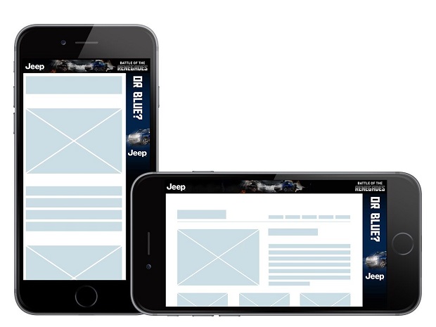 Jeep first brand to use ‘Edge’ mobile ad format
