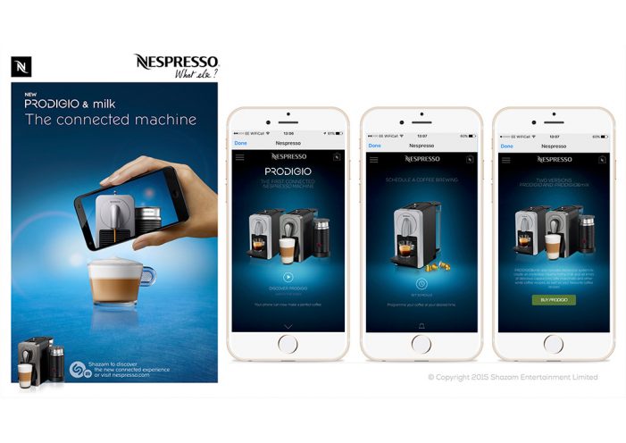 Shazam to Power Nespresso Campaigns for First ­Ever Connected Coffeemaker
