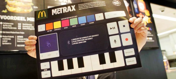 McDonald’s Smart Tray Liners let Diners mix their own Tunes
