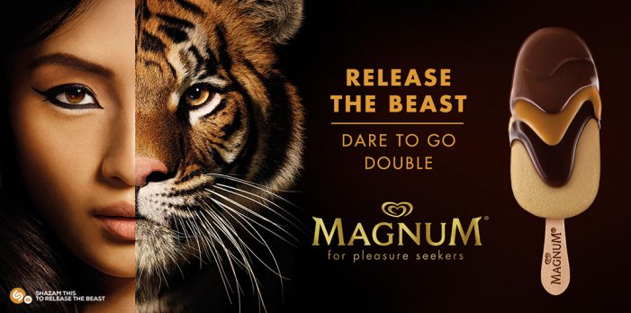 Magnum taps Shazam’s technology for its new “Release the Beast” global campaign