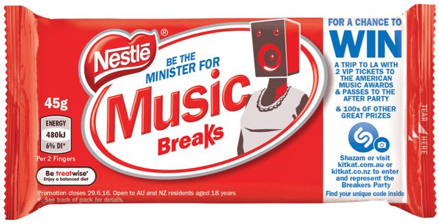 Shazam Teams with KitKat to Make Packaging Interactive in Latest Promotion