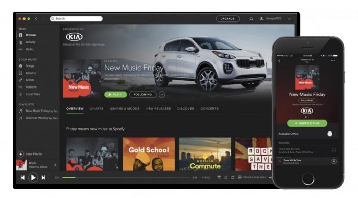 Spotify Introduces Sponsored Playlists