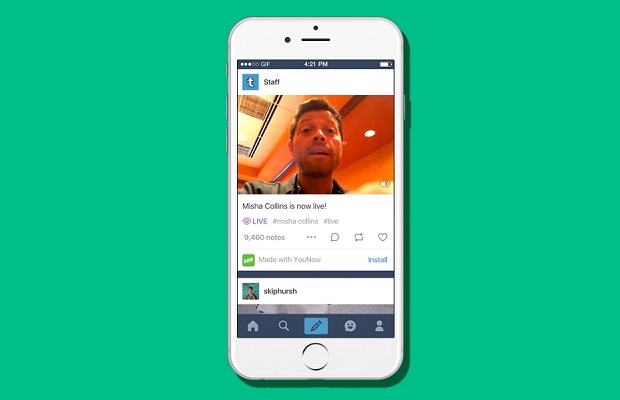 Tumblr takes on Facebook and Periscope with live video