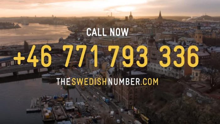 Sweden Creates the World’s First Telephone Number For the Country