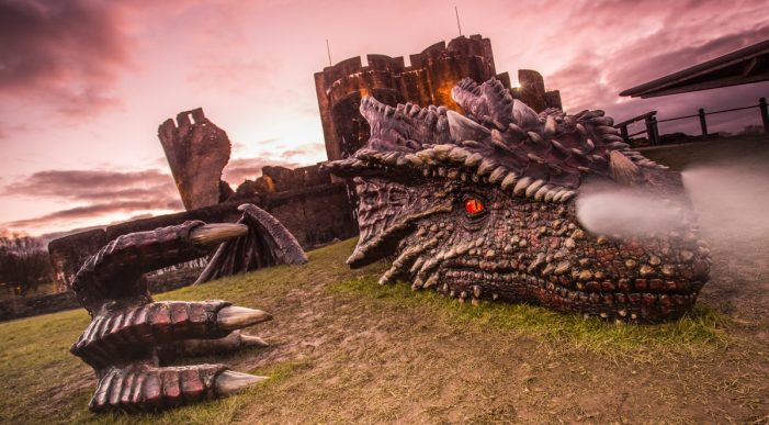 Welsh Government Deploys Beacons to 10 Castles and One Dragon