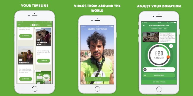 Oxfam ‘First of its Kind’ App Puts Supporters in Control
