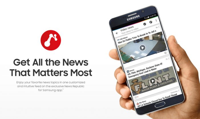 Cheetah Mobile’s News Republic Launches New ‘Made for Samsung’ App