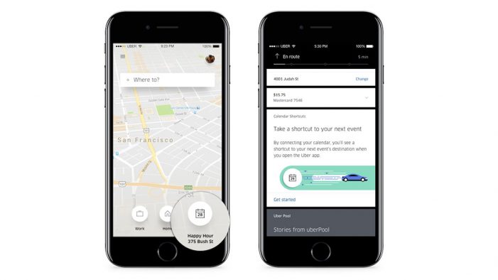 Uber Can Now Start Trips Based on Your Calendar