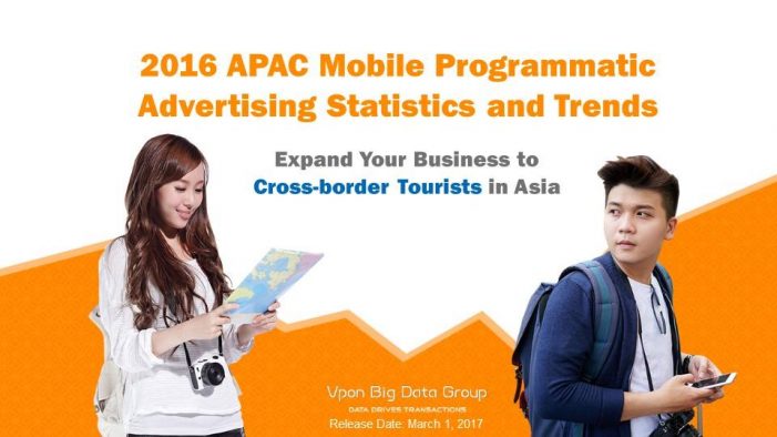 Vpon Releases the Latest APAC Mobile Programmatic Advertising Statistics and Trends Report