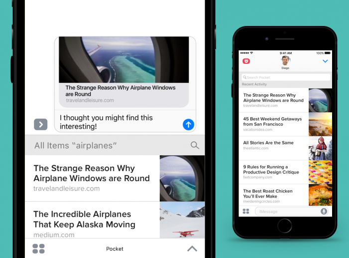 Pocket launches iMessage app for sharing your favourite stories