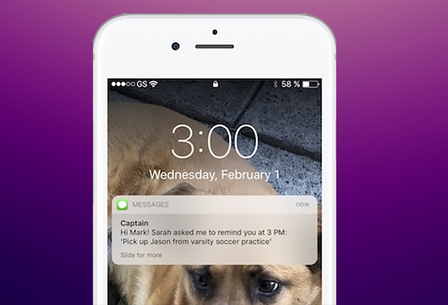Yahoo text-based chatbot sets reminders and shopping lists for family