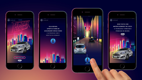 GTB Brazil and Ford Transform Instagram Stories into an Interactive Game