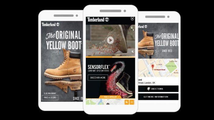 Timberland drives store footfall with mobile location ads