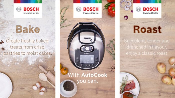 Bosch brings Autocook recipes to life with its first Facebook Canvas campaign