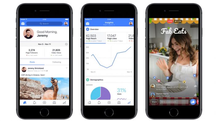 Facebook launches Creator app for Live broadcasts
