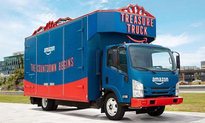 Amazon Treasure Truck brings goodies to Whole Foods parking lots