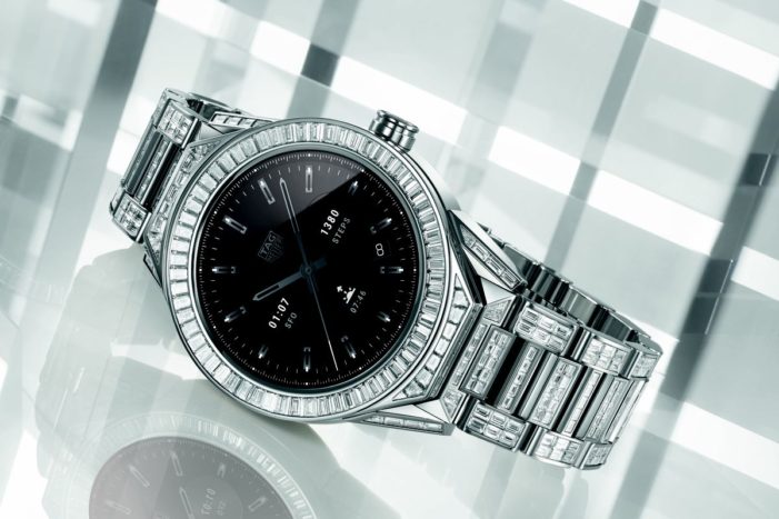 TAG Heuer covered its smartwatch in real diamonds