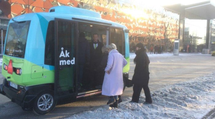 Sweden’s first driverless buses hit the streets