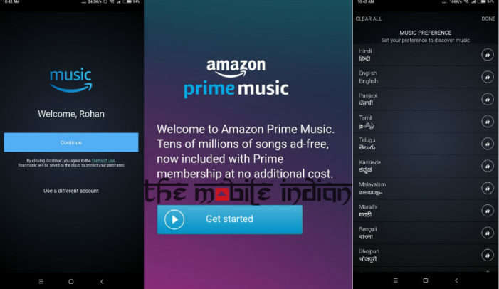 Amazon Prime Music service is now available in India