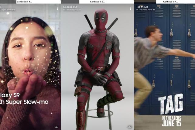 Snapchat starts showing six-second ads that viewers can’t skip