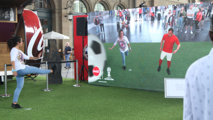 Grand Visual Kicks-Off an Augmented Reality Football Experience for Coca-Cola