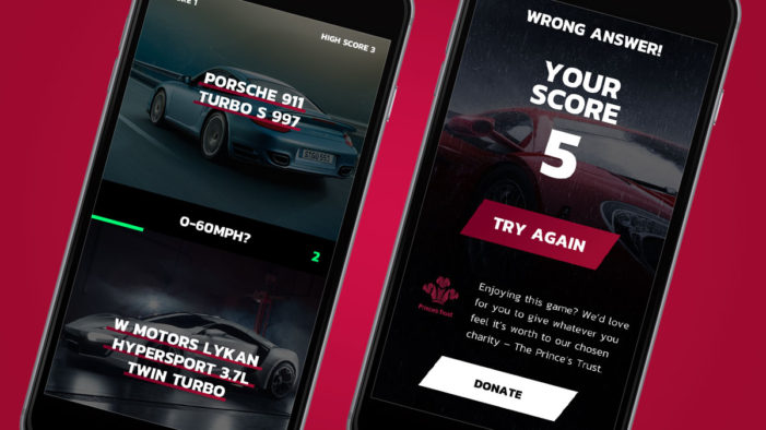 JCT600 tests consumer’s supercar knowledge with online game