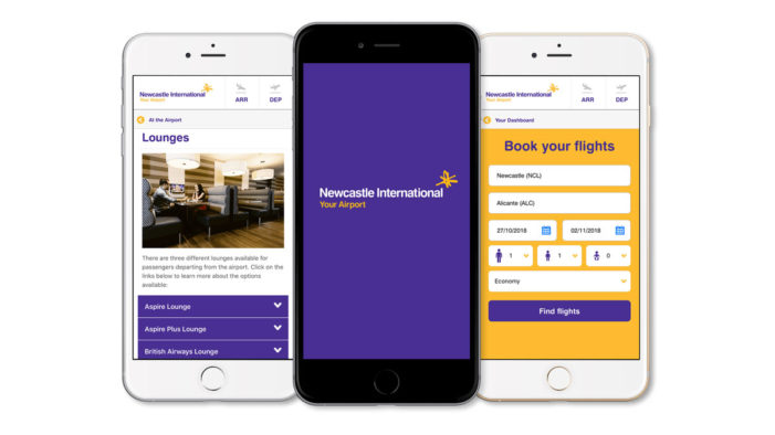 Shout Digital’s new app for Newcastle Airport makes flying stress-free this summer