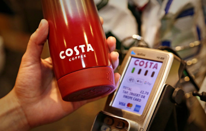 Costa Coffee and Barclaycard Team for Contactless ‘Clever Cup’