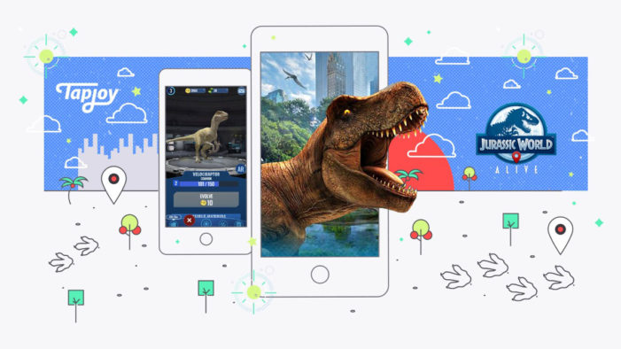 Tapjoy adds Jurassic World Alive, Helix Jump and more to network