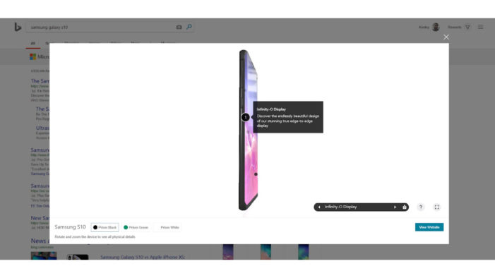 Bing ads and Samsung launch 3D Search ads