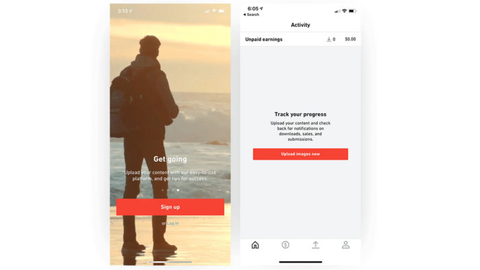 Shutterstock launches in-app contributor registration for the mobile-first generation