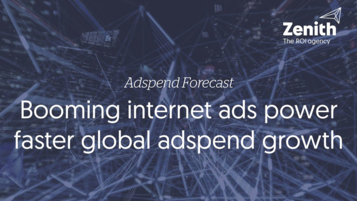 Booming internet ads power faster global adspend growth, says Zenith