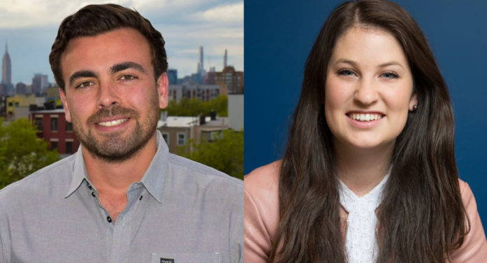 Wyatt Foglia and Erin McFadden VIOOH Global digital out of home marketplace announces new US hires