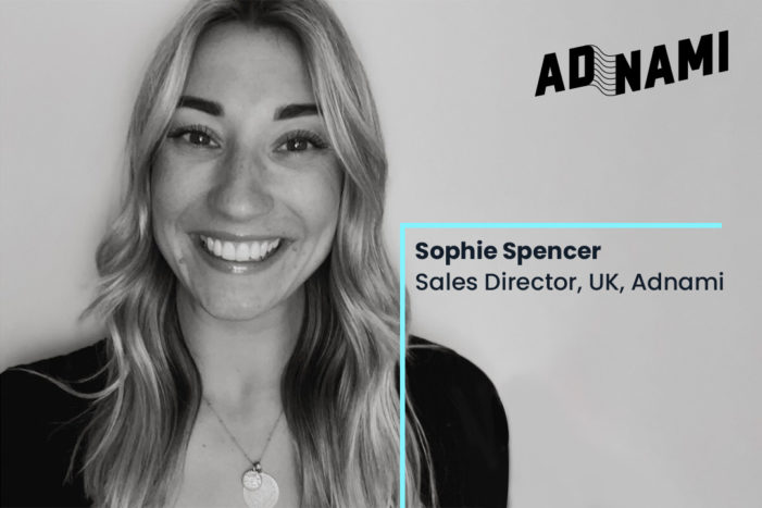 <strong>Adnami appoints Sophie Spencer as UK Agency Sales Director</strong>