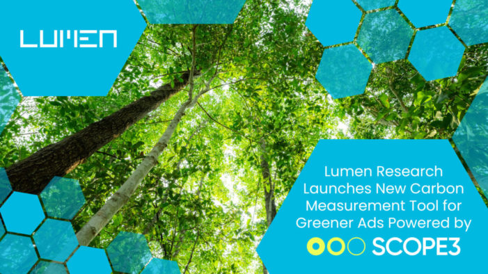 Lumen Research Launches New Carbon Measurement Tool for Greener Ads Powered by Scope3 