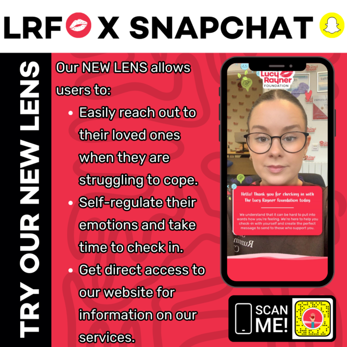 The Lucy Rayner Foundation collaborates with Snapchat to launch transformative lens empowering young people to use their voices