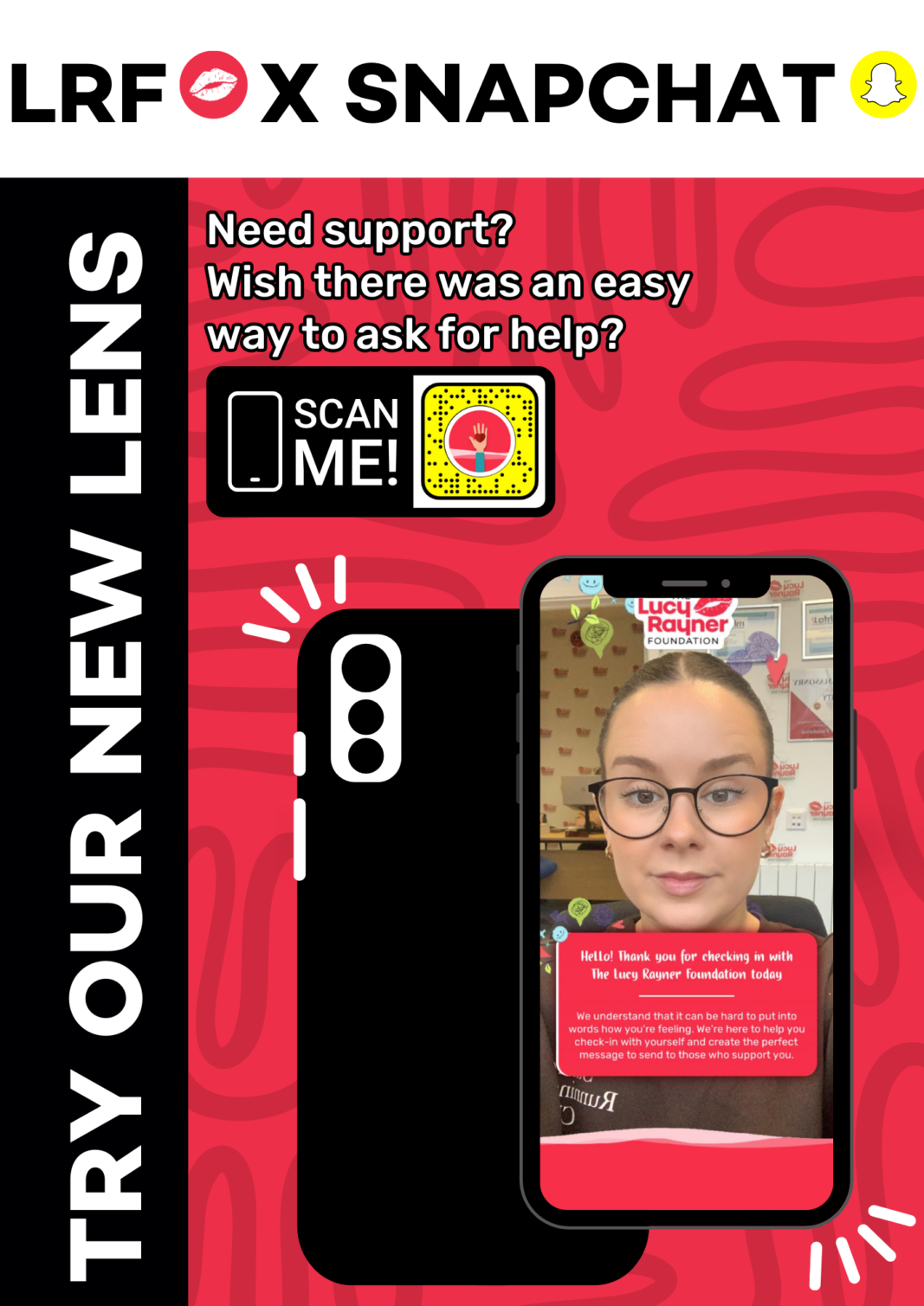 The Lucy Rayner Foundation collaborates with Snapchat to launch